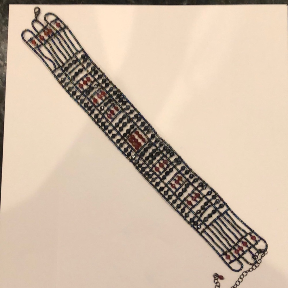 Beaded choker